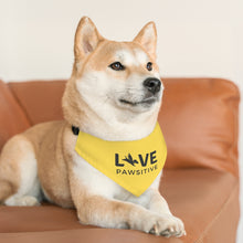 Load image into Gallery viewer, Live Pawsitive Bandana Collar (Yellow)