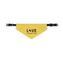 Load image into Gallery viewer, Live Pawsitive Bandana Collar (Yellow)