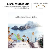 Load image into Gallery viewer, Cozypaw™ Personalized Pillow Case with Pillow (18")