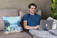 Load image into Gallery viewer, Cozypaw™ Personalized Pillow Case with Pillow (18")