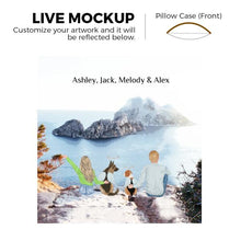 Load image into Gallery viewer, Cozypaw™ Personalized Pillow Case (18")