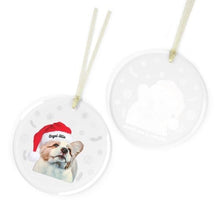 Load image into Gallery viewer, Christmas Doggo Memorial Personalized Ornament