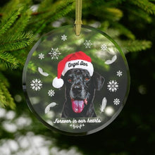 Load image into Gallery viewer, Christmas Doggo Memorial Personalized Ornament