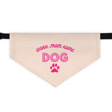 Load image into Gallery viewer, Work From Home Bandana Collar (Pink)