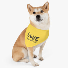 Load image into Gallery viewer, Live Pawsitive Bandana Collar (Yellow)