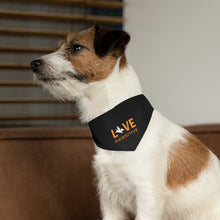 Load image into Gallery viewer, Live Pawsitive Bandana Collar (Black)