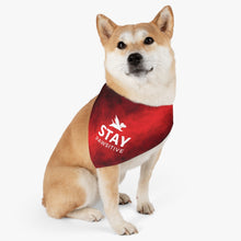 Load image into Gallery viewer, Stay Pawsitive (Red) Bandana Collar