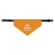Load image into Gallery viewer, Stay Pawsitive Bandana Collar (Orange)