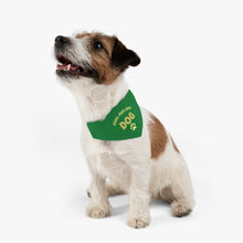 Load image into Gallery viewer, Work From Home Dog Bandana Collar (Green)