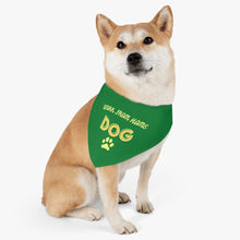 Load image into Gallery viewer, Work From Home Dog Bandana Collar (Green)