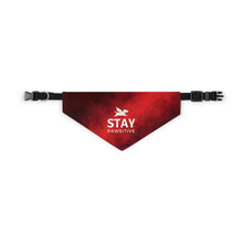 Load image into Gallery viewer, Stay Pawsitive (Red) Bandana Collar
