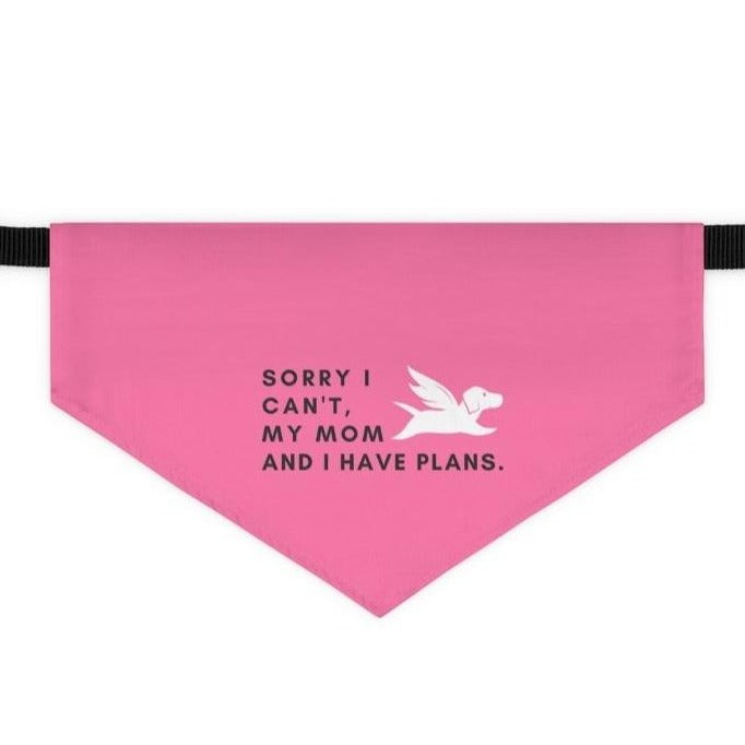 Sorry My Mom And I Have Plans Bandana Collar