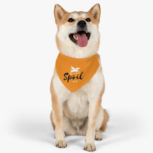 Load image into Gallery viewer, Life Is Short Spoil Me Bandana Collar (Orange)
