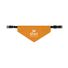 Load image into Gallery viewer, Stay Pawsitive Bandana Collar (Orange)
