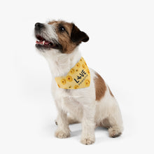 Load image into Gallery viewer, Live Pawsitive (Flora Theme) Bandana Collar
