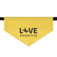 Load image into Gallery viewer, Live Pawsitive Bandana Collar (Yellow)
