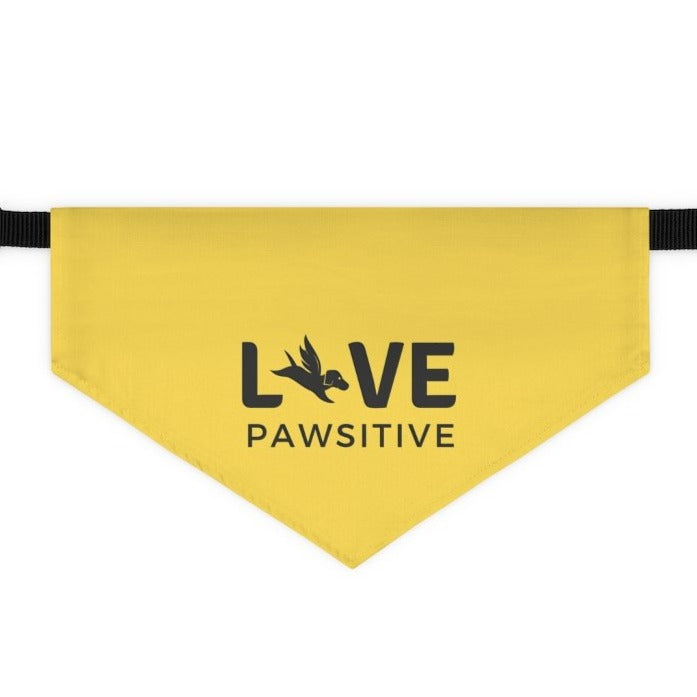 Live Pawsitive Bandana Collar (Yellow)