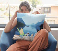 Load image into Gallery viewer, Cozypaw™ Personalized Pillow Case with Pillow (16&quot;)
