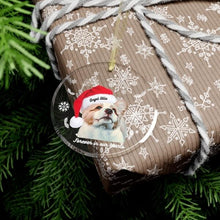 Load image into Gallery viewer, Christmas Doggo Memorial Personalized Ornament
