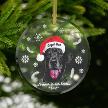 Load image into Gallery viewer, Christmas Doggo Memorial Personalized Ornament
