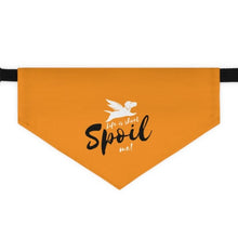 Load image into Gallery viewer, Life Is Short Spoil Me Bandana Collar (Orange)
