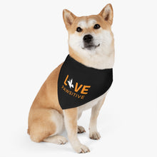 Load image into Gallery viewer, Live Pawsitive Bandana Collar (Black)
