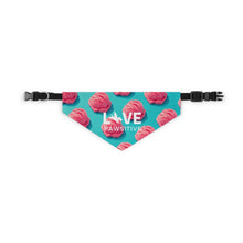 Load image into Gallery viewer, Live Pawsitive (Ice Cream Theme) Bandana Collar
