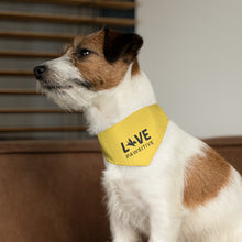Load image into Gallery viewer, Live Pawsitive Bandana Collar (Yellow)
